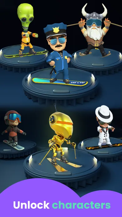 Capturas de pantalla de Skiing Games for Kids